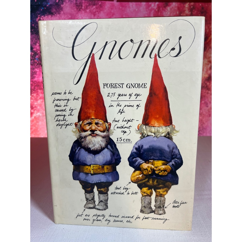 Gnomes Hardcover Book Wil Huygen Rien Poortvliet Abrams Art Folklore Illustrated